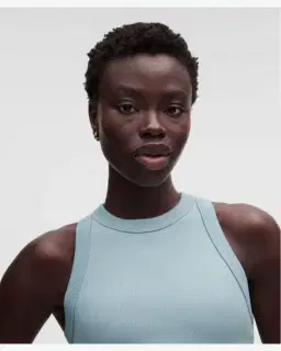 Lululemon débardeur dos nageur en coton épais côtelé Femme – 4/5