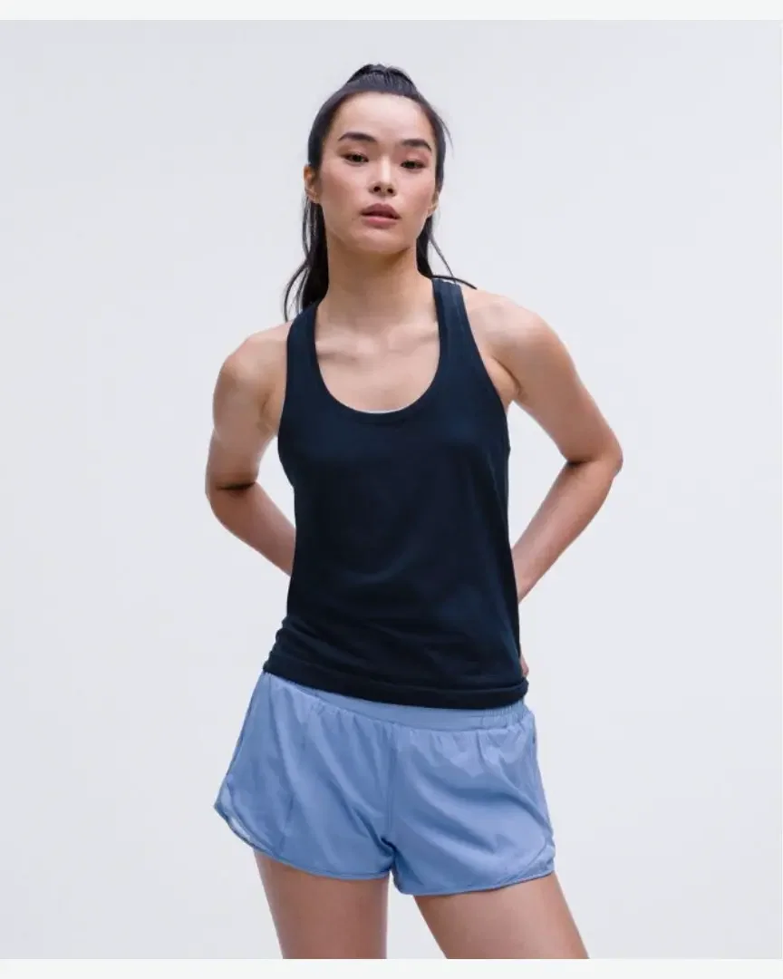 Lululemon Débardeur Col Rond À Dos Nageur Swiftly Tech 2 Longueur Taille W