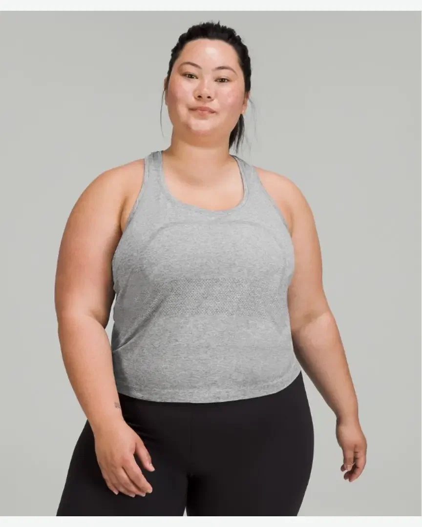 Lululemon Débardeur Col Rond À Dos Nageur Swiftly Tech 2 Longueur Taille W