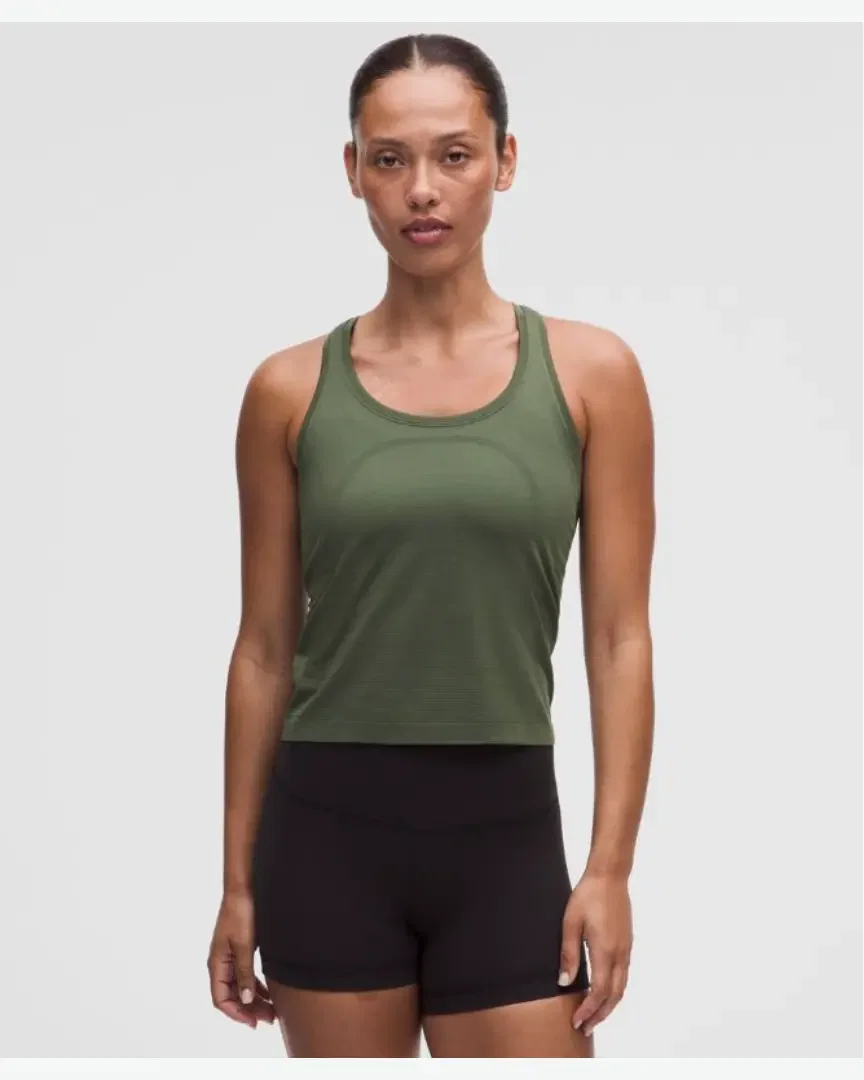 Lululemon Débardeur Col Rond À Dos Nageur Swiftly Tech 2 Longueur Taille W
