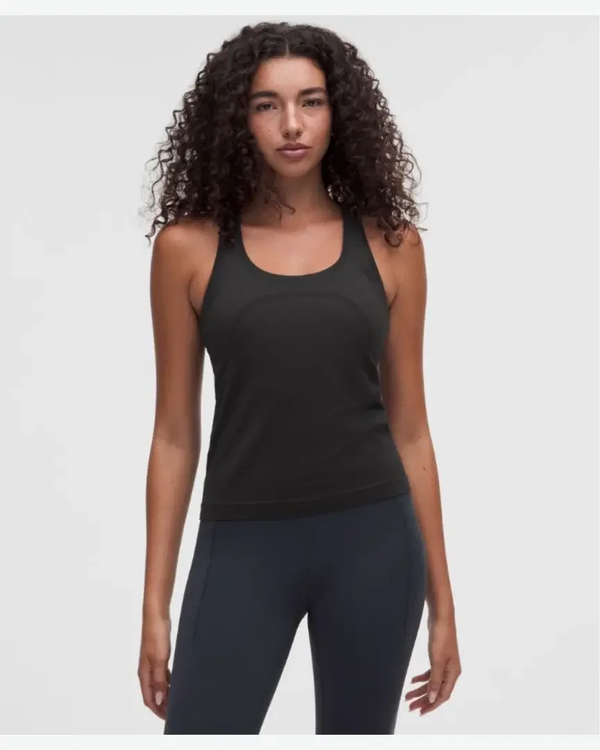 Lululemon Débardeur Col Rond À Dos Nageur Swiftly Tech 2 Longueur Taille W