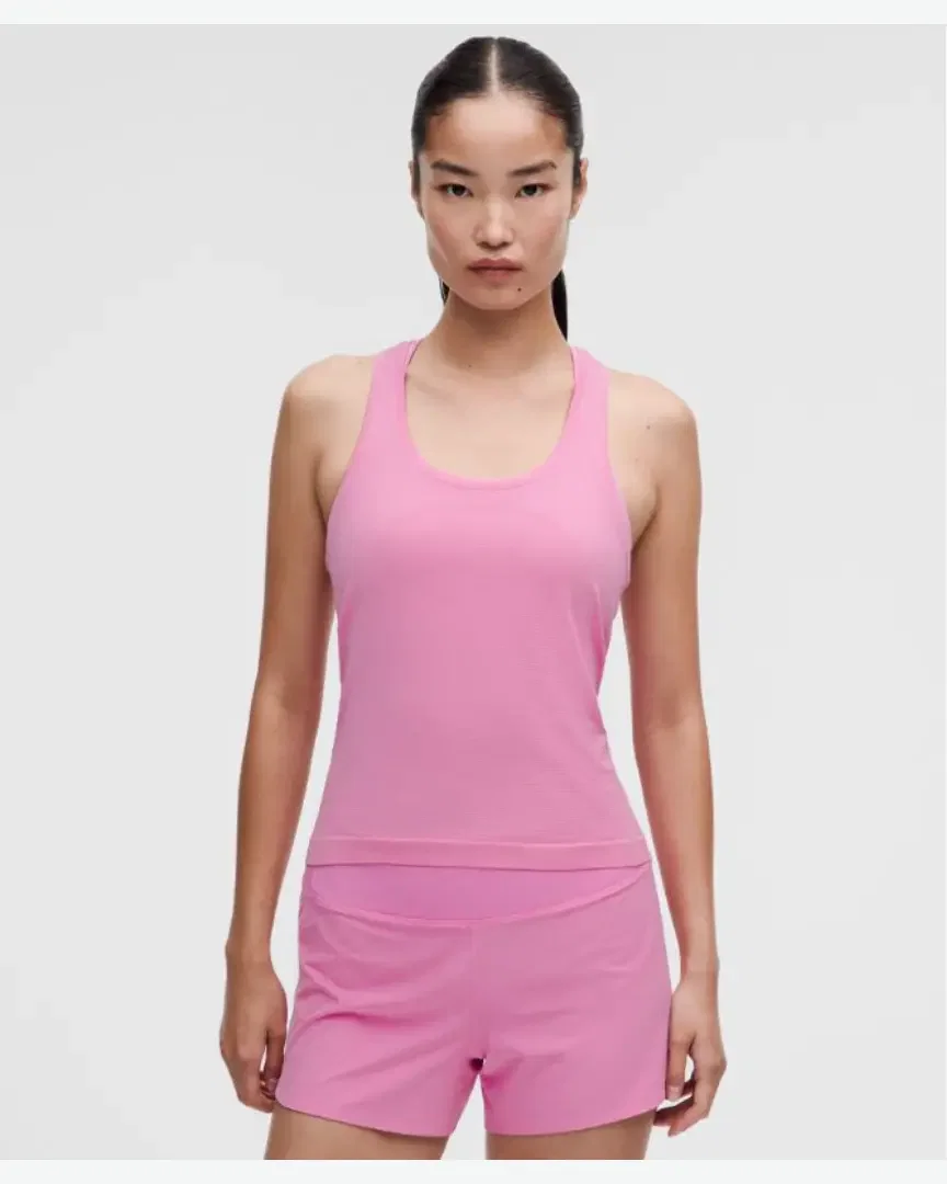 Lululemon débardeur col rond à dos nageur swiftly tech 2 longueur taille Femme