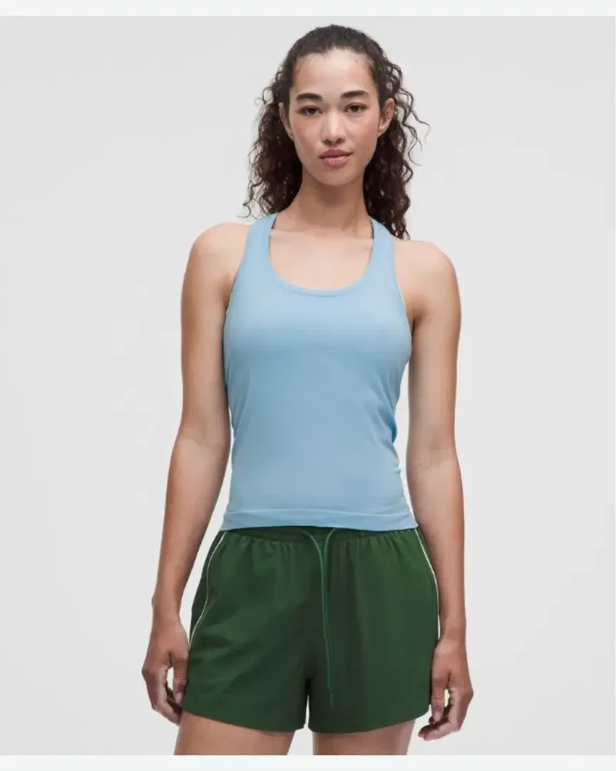Lululemon débardeur col rond à dos nageur swiftly tech 2 longueur taille Femme