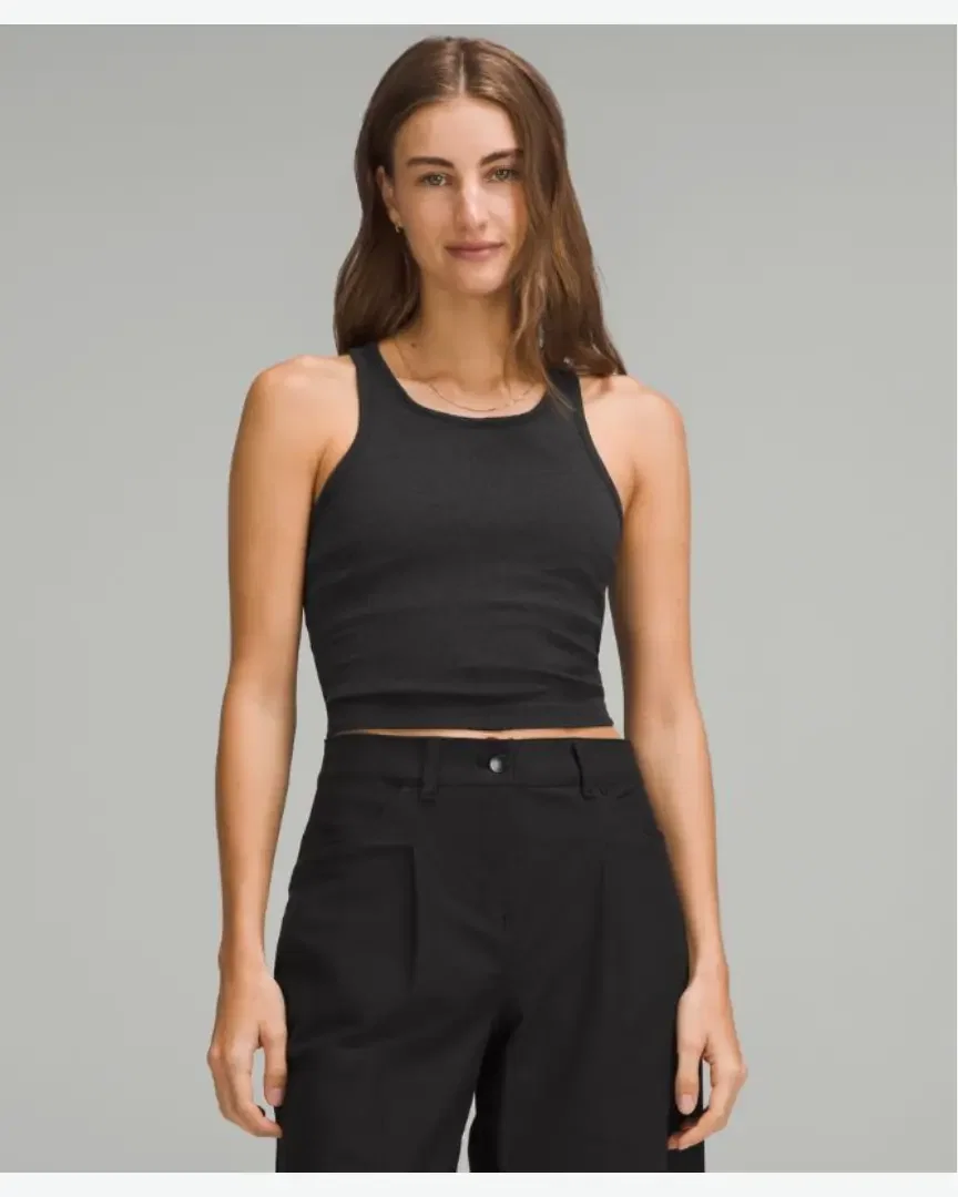 Lululemon débardeur ebb to street court dos nageur maintien léger, bonnets b/c Femme