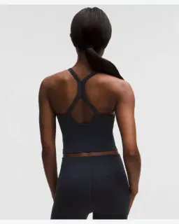 Lululemon débardeur entraînement get low à dos croisé maintien léger, bonnets b/c Femme – 2/5
