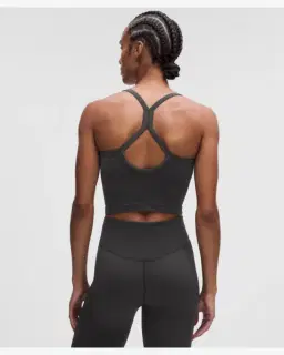 Lululemon débardeur entraînement get low à dos croisé maintien léger, bonnets b/c Femme – 2/5