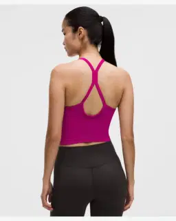 Lululemon débardeur entraînement get low à dos croisé maintien léger, bonnets b/c Femme – 2/5