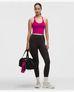 Lululemon débardeur entraînement get low à dos croisé maintien léger, bonnets b/c Femme – 3/5