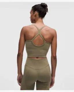 Lululemon débardeur entraînement get low à dos croisé maintien léger, bonnets b/c Femme – 2/5
