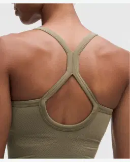 Lululemon débardeur entraînement get low à dos croisé maintien léger, bonnets b/c Femme – 5/5