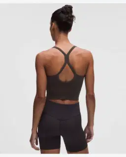 Lululemon débardeur entraînement get low à dos croisé maintien léger, bonnets b/c Femme – 2/5