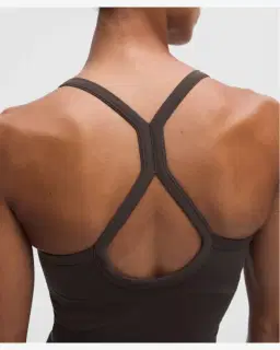 Lululemon débardeur entraînement get low à dos croisé maintien léger, bonnets b/c Femme – 5/5