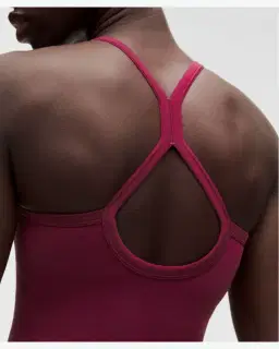 Lululemon débardeur entraînement get low à dos croisé maintien léger, bonnets b/c Femme – 5/5