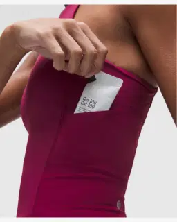 Lululemon débardeur fast and free maintien moyen, bonnets b/c Femme – 4/5