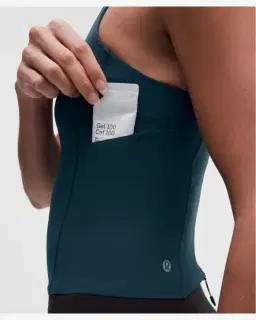Lululemon débardeur fast and free maintien moyen, bonnets b/c Femme – 4/5