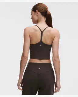 Lululemon débardeur flow y court maintien léger, bonnets b/c Femme – 2/5