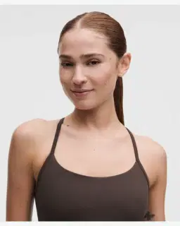 Lululemon débardeur flow y court maintien léger, bonnets b/c Femme – 4/5