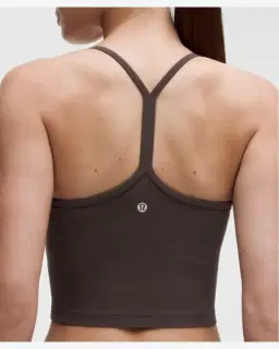 Lululemon débardeur flow y court maintien léger, bonnets b/c Femme – 5/5