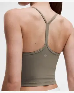 Lululemon débardeur flow y court maintien léger, bonnets b/c Femme – 5/5