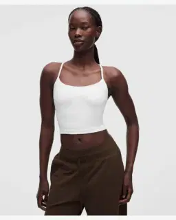 Lululemon débardeur flow y court maintien léger, bonnets b/c Femme – 1/5