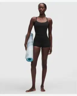Lululemon débardeur flow y court maintien léger, bonnets b/c Femme – 3/5