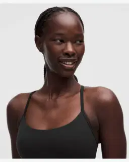 Lululemon débardeur flow y court maintien léger, bonnets b/c Femme – 4/5