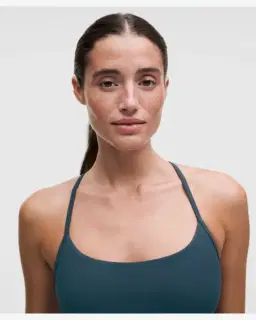 Lululemon débardeur flow y court maintien léger, bonnets b/c Femme – 4/5