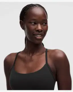 Lululemon débardeur flow y court maintien léger, bonnets b/c Femme – 4/5