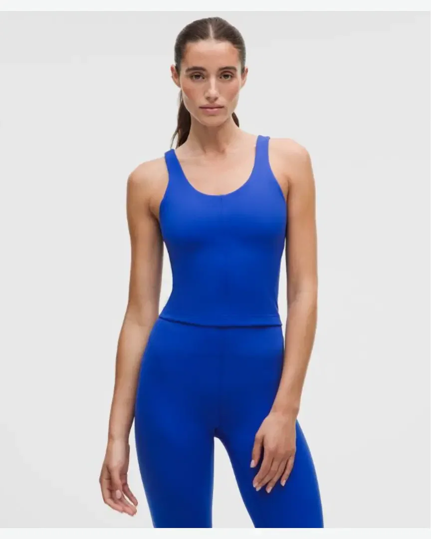 Lululemon débardeur glow up maintien moyen, bonnets b/c Femme