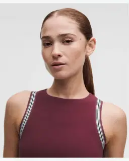 Lululemon débardeur groove à col montant finitions rayées Femme – 4/5