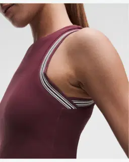 Lululemon débardeur groove à col montant finitions rayées Femme – 5/5