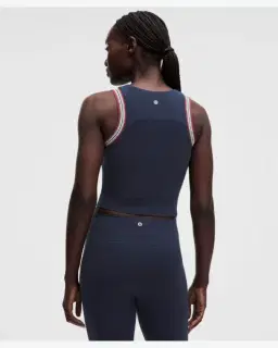 Lululemon débardeur groove à col montant finitions rayées Femme – 2/5
