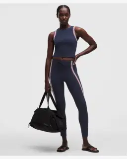 Lululemon débardeur groove à col montant finitions rayées Femme – 3/5