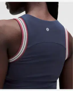 Lululemon débardeur groove à col montant finitions rayées Femme – 5/5