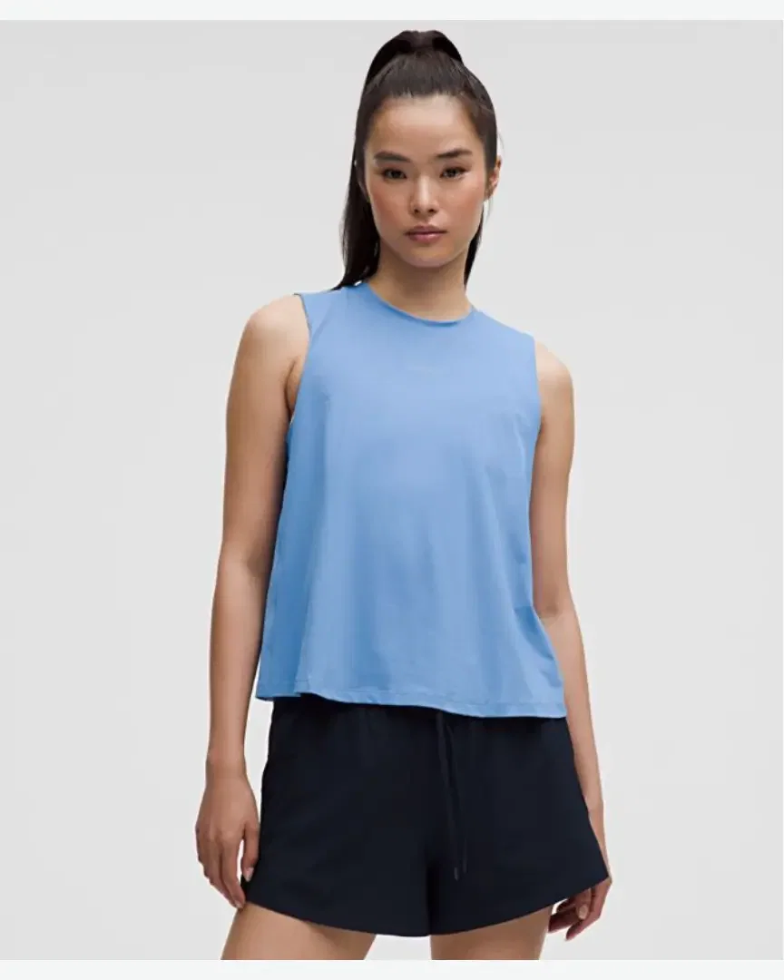 Lululemon débardeur pace crush à motif dos croisé Femme