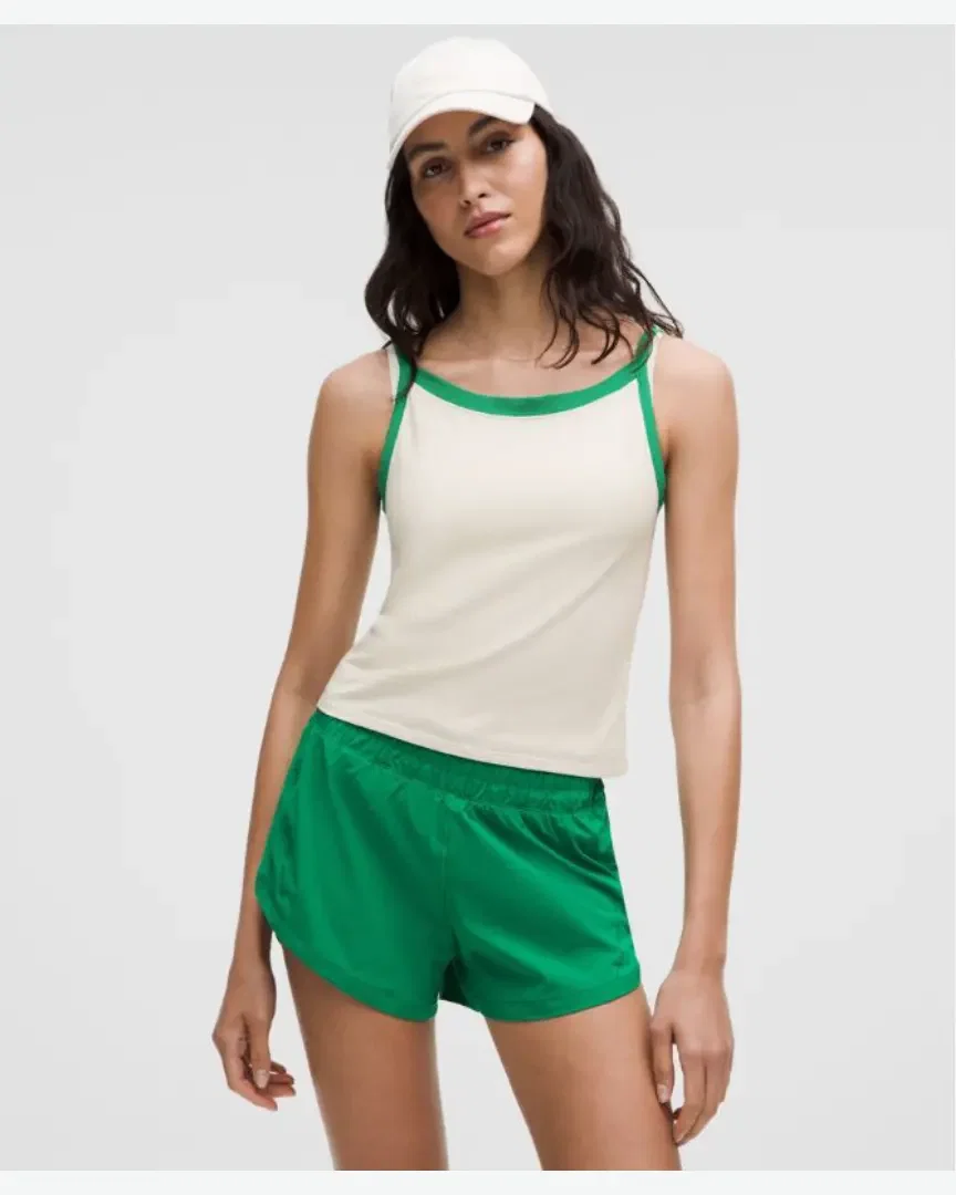 Lululemon débardeur ringer col haut en coton biologique Femme