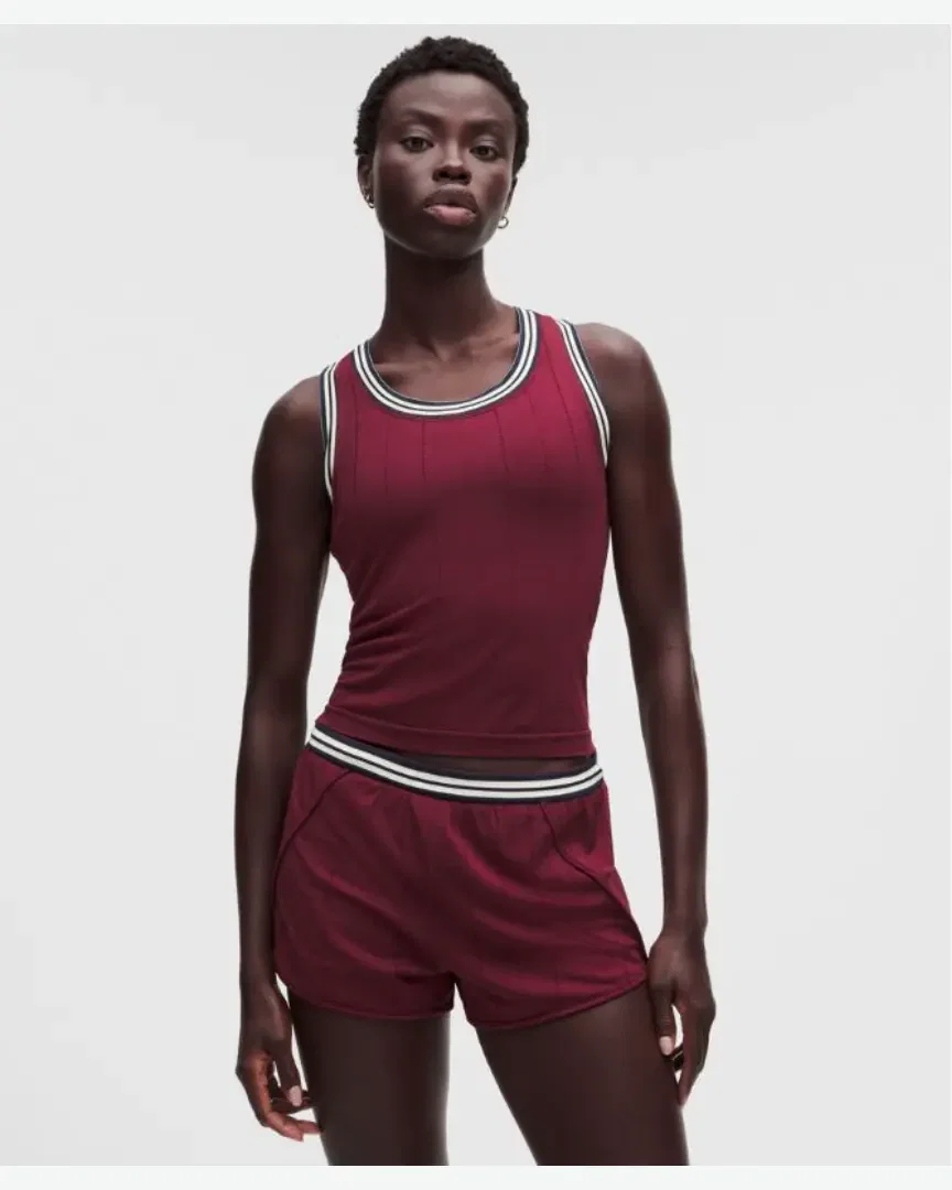 Lululemon Débardeur Sans Coutures À Bords Contrastés W