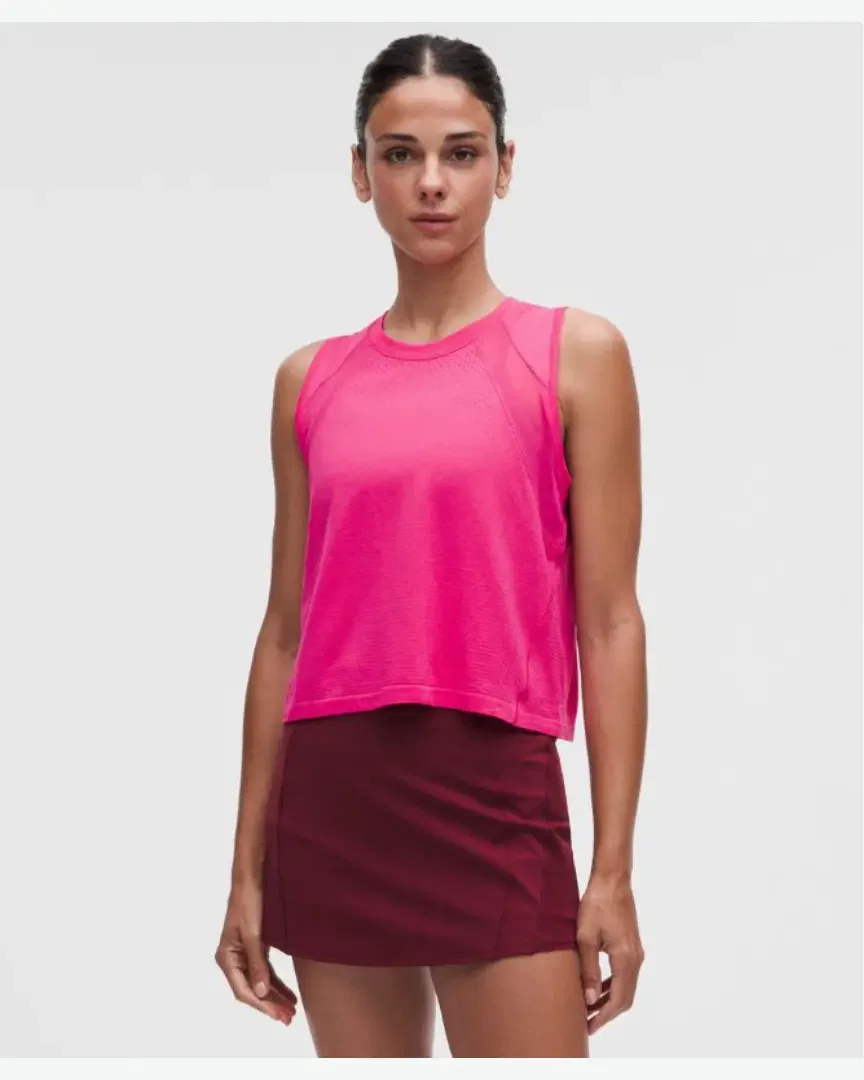 Lululemon débardeur sans coutures avec empiècements en mesh Femme