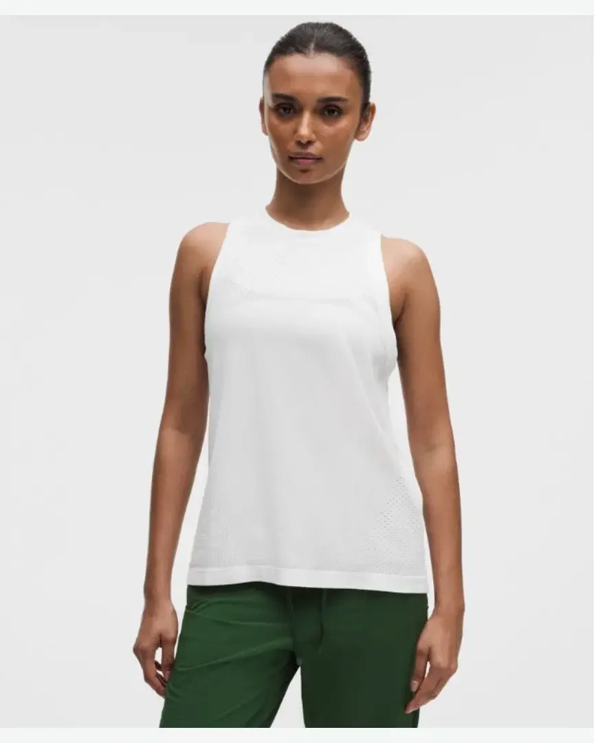Lululemon Débardeur Swiftly Relaxed Longueur Hanche Logo W