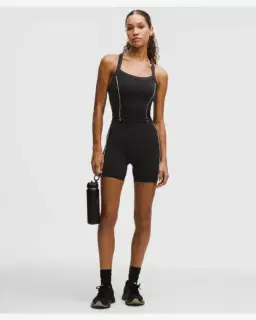 Lululemon débardeur wunder train à bretelles finitions passepoilées maintien léger, bonnets b/c Femme – 3/5