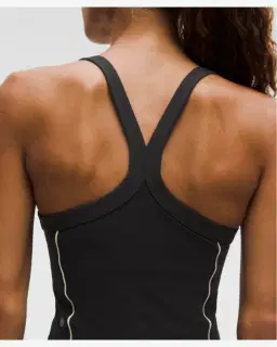 Lululemon débardeur wunder train à bretelles finitions passepoilées maintien léger, bonnets b/c Femme – 5/5