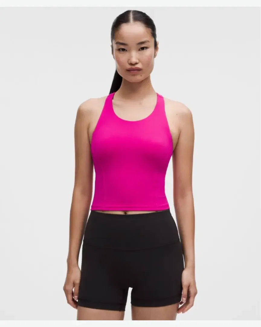 Lululemon débardeur wunder train dos nageur maintien moyen, bonnets b/c Femme