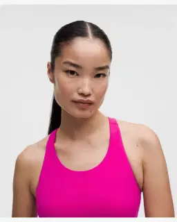 Lululemon débardeur wunder train dos nageur maintien moyen, bonnets b/c Femme – 4/5