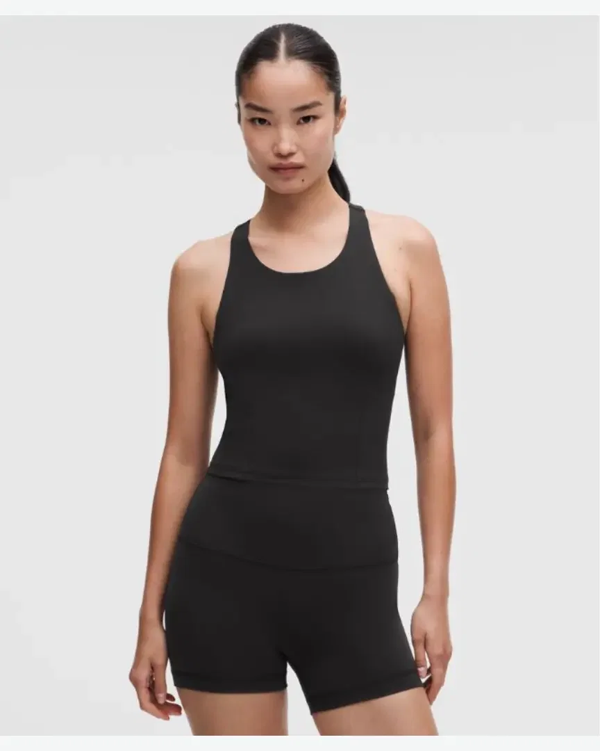 Lululemon Débardeur Wunder Train Dos Nageur Maintien Moyen, Bonnets B/C W