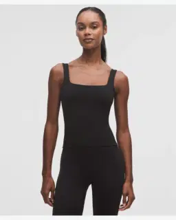 Lululemon débardeur wunder under en smoothcover maintien léger, bonnets a/c Femme – 1/5