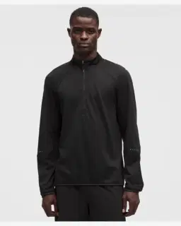Lululemon fast and free grid-texture half zip Homme – 1/5
