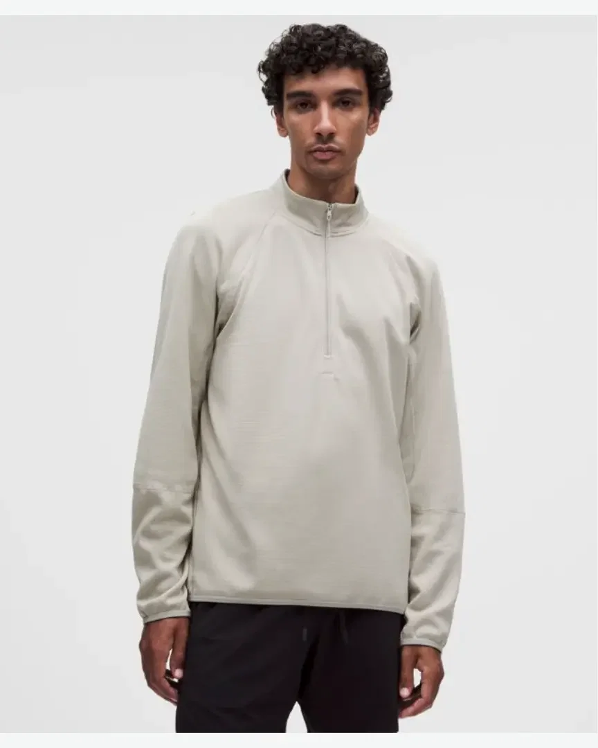 Lululemon Fast And Free Grid-Texture Half Zip M
