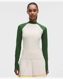 Lululemon haut à manches longues avec col montant protection uv Femme – 1/6