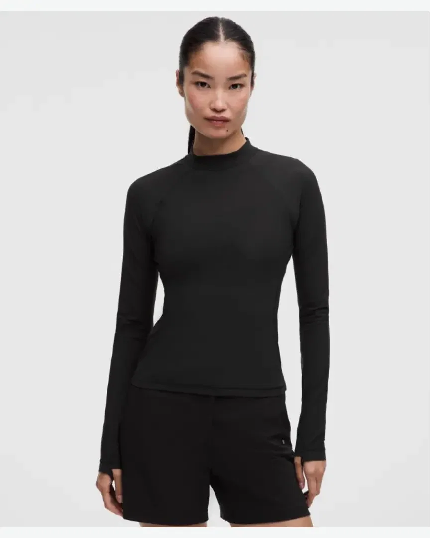 Lululemon Haut À Manches Longues Avec Col Montant Protection Uv W