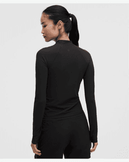 Lululemon haut à manches longues avec col montant protection uv Femme – 3/6